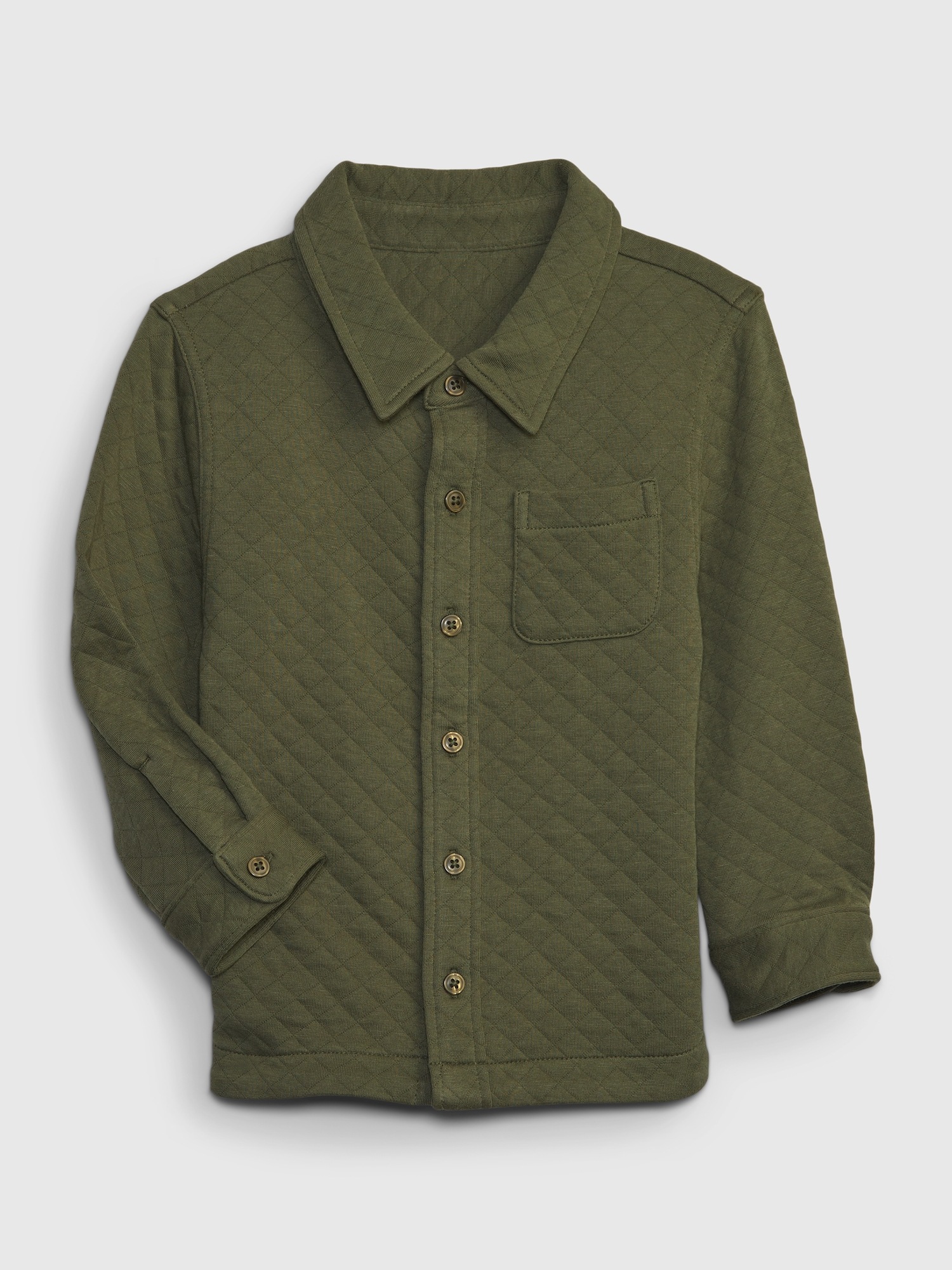 Toddler Quilted Sweatshirt Jacket Gap