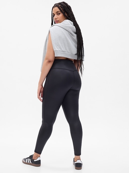 Image number 5 showing, GapFit High Rise Power Lustre Full Length Leggings
