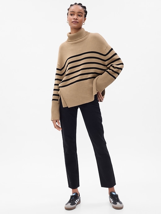 Image number 6 showing, 24/7 Split-Hem Turtleneck Sweater