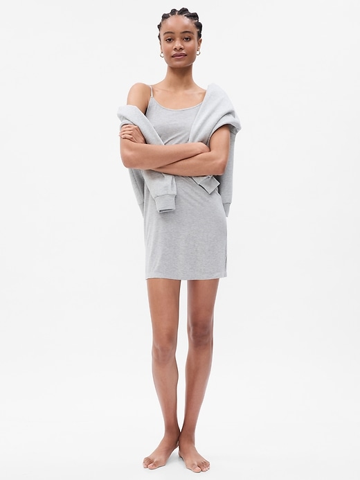 Image number 6 showing, Modal Essential Pajama Slip Dress