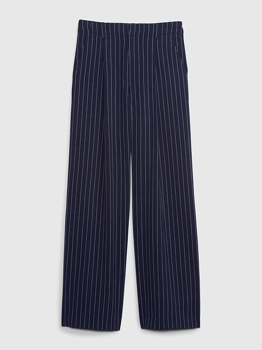 High Rise Pleated Wide-Leg Trousers | Gap