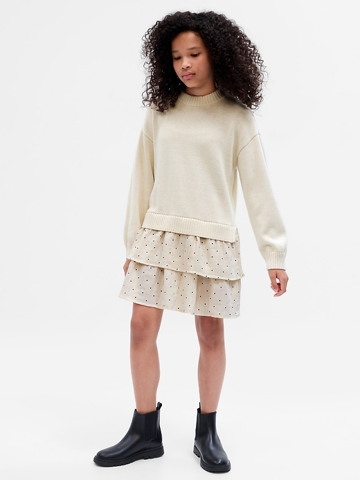 View large product image 1 of 1. Kids 2-in-1 Sweater Dress