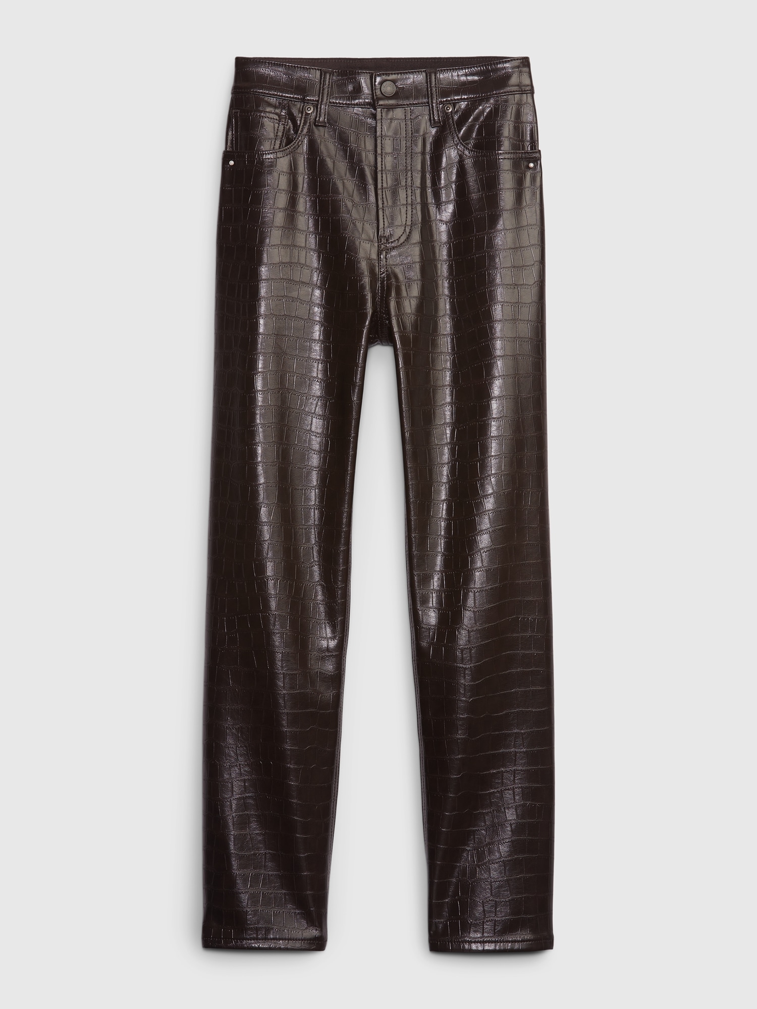 Spencer Faux Leather Pants in Black - Glue Store
