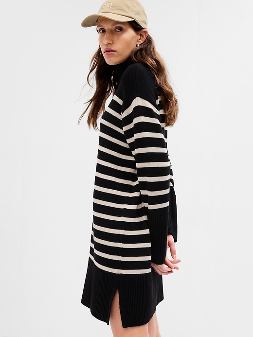 Image number 3 showing, Stripe Mini Sweater Dress