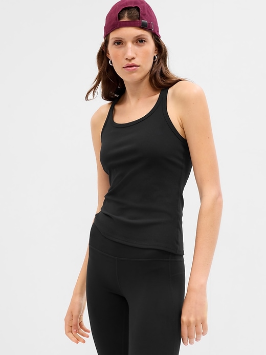 Image number 1 showing, GapFit Studio Rib Tank Top