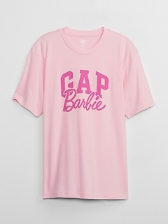T-shirt à logo en relief Gap × Barbie™ pour Adulte