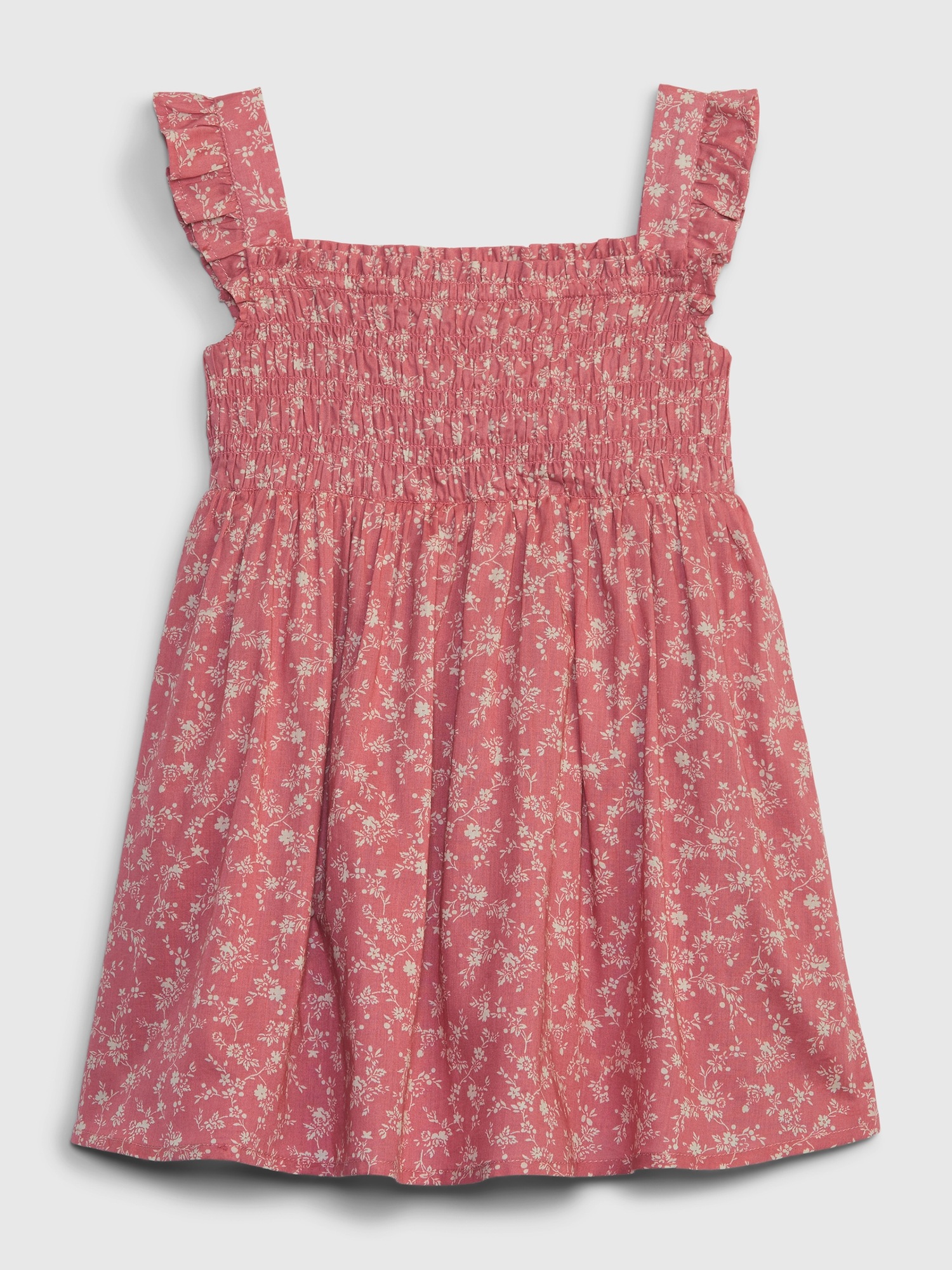 Toddler Floral Smocked Dress Gap