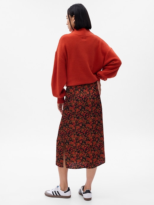 Image number 2 showing, Floral Midi Skirt