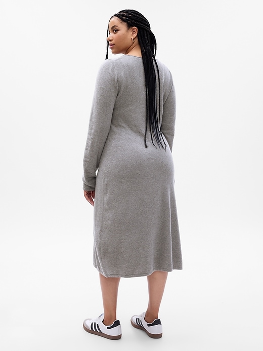 Image number 5 showing, CashSoft Midi Sweater Dress