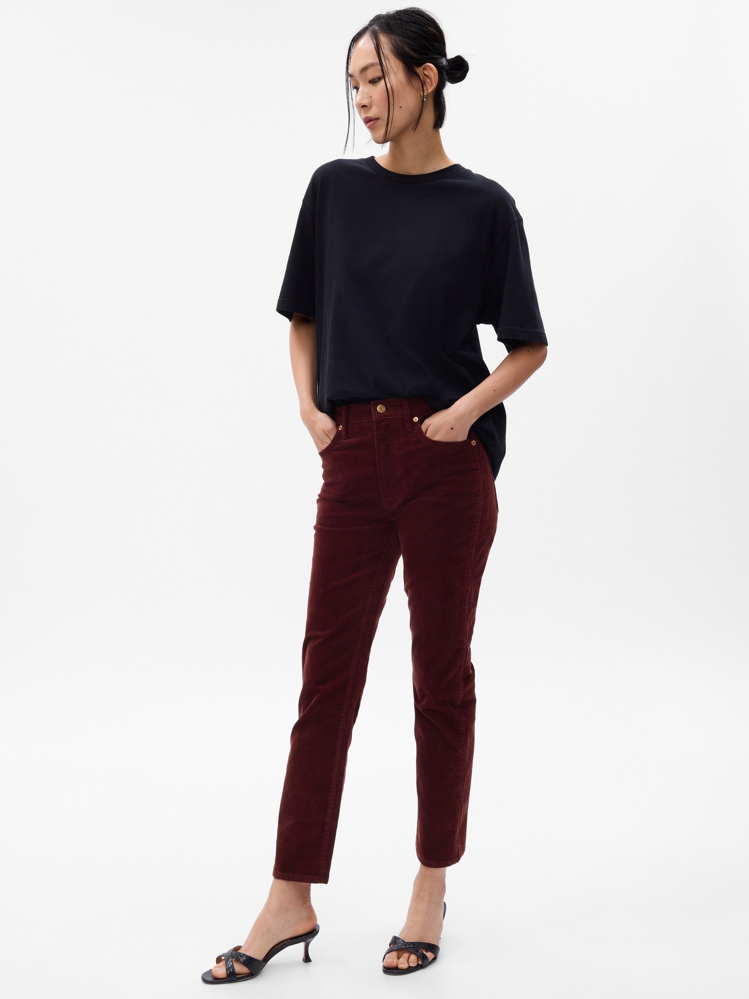 High Rise Corduroy Vintage Slim Pants | Gap