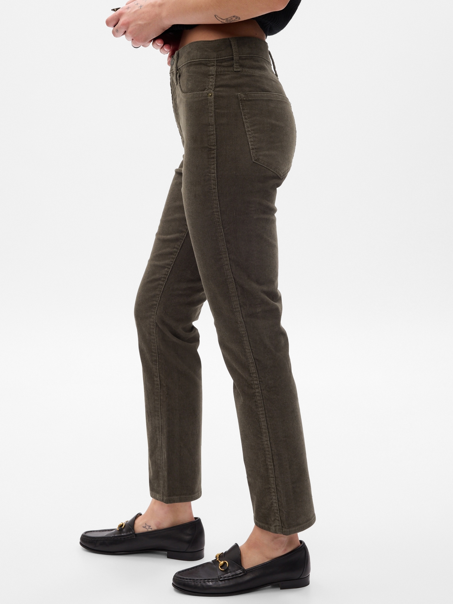 High Rise Corduroy Vintage Slim Pants | Gap