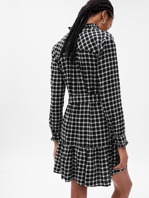 Plaid Tiered Mini Dress | Gap