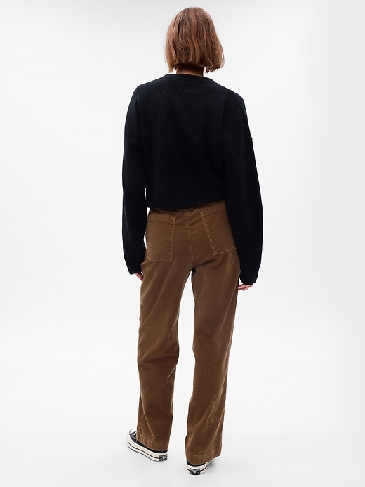 Image number 2 showing, Mid Rise Loose Corduroy Pants