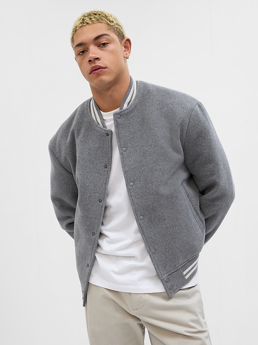 Wool Varsity Jacket | Gap