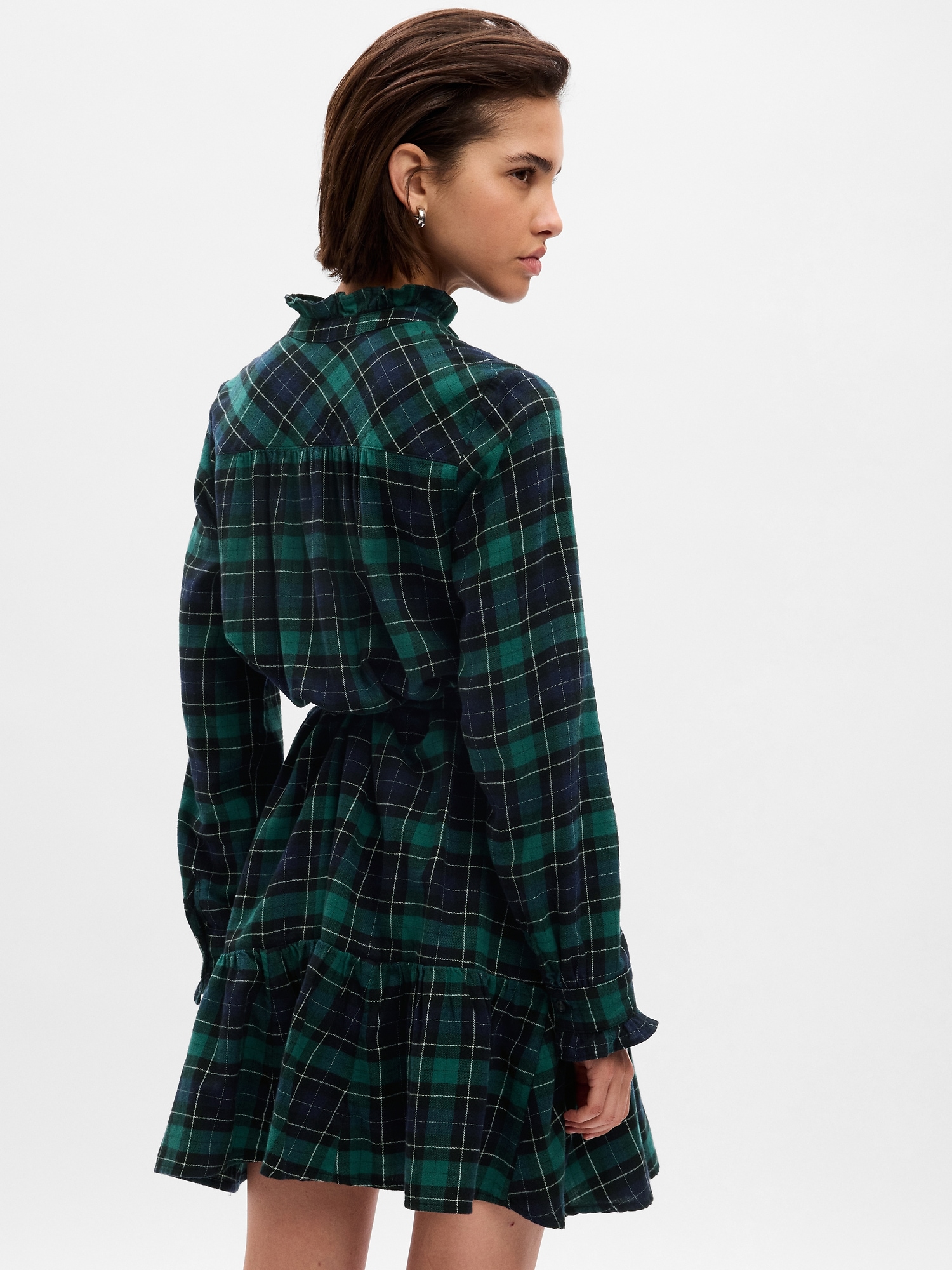 Plaid Shirt Dress– revolution boutique store