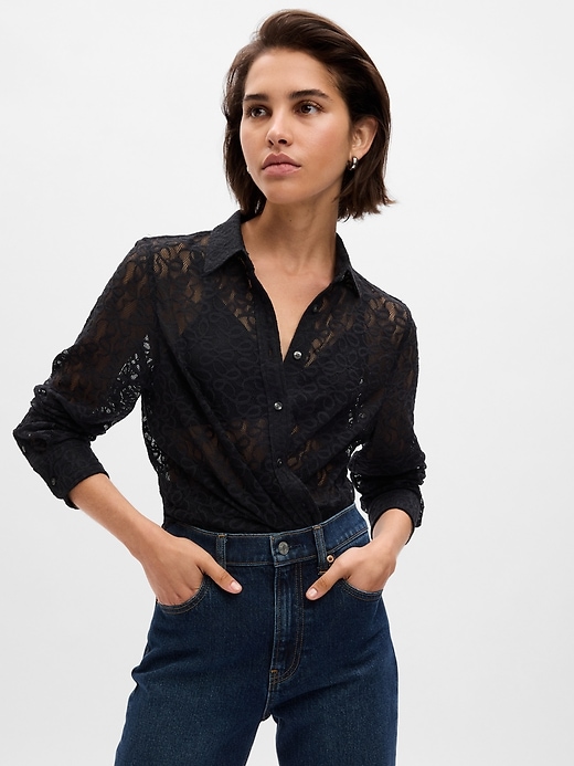 Image number 1 showing, Lace Perfect Shirt