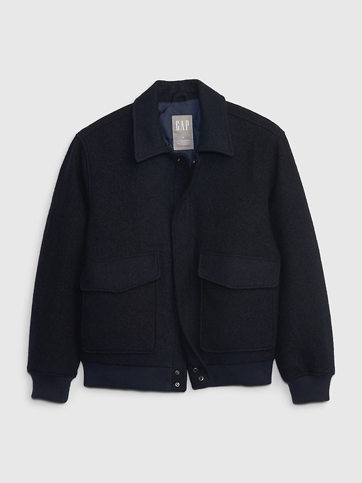 し*え様 OLD GAP 00's Padding Wool Jacket Bl m56915427765_1.jpg