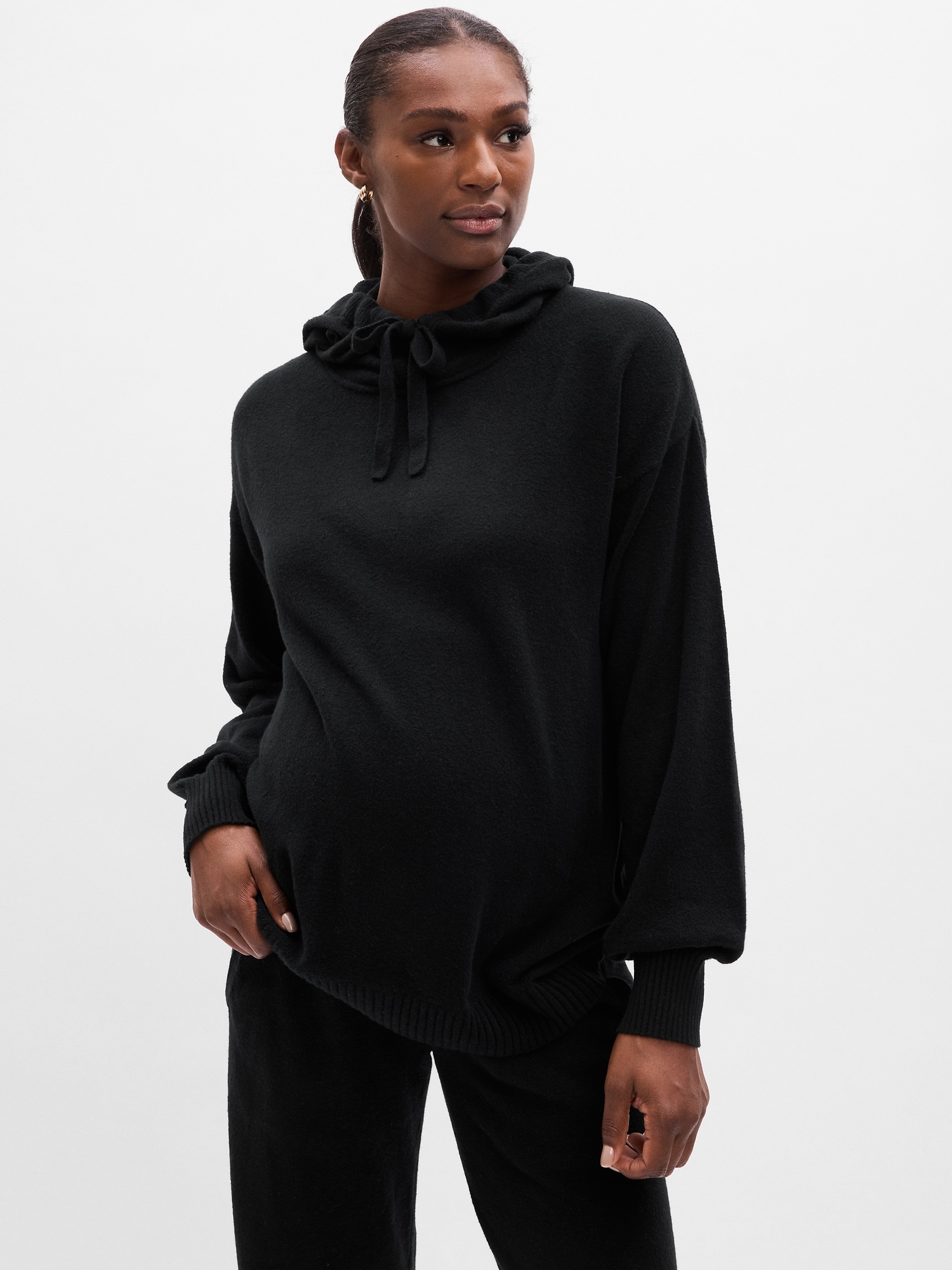 Maternity CashSoft Sweater Hoodie Gap