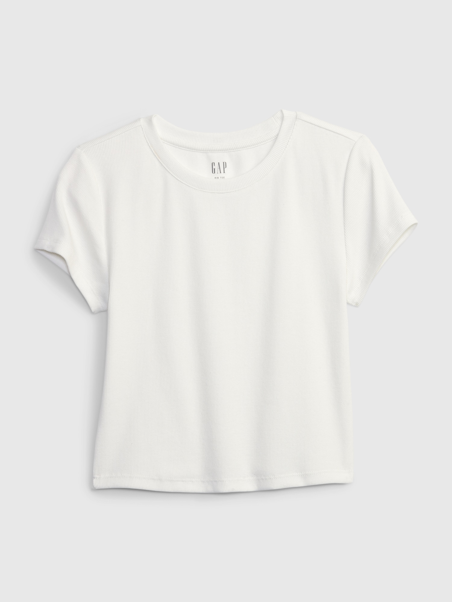 Cropped Rib T-Shirt | Gap
