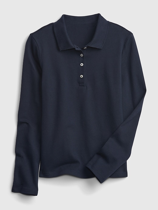 Image number 1 showing, Kids Cotton Uniform Polo Shirt