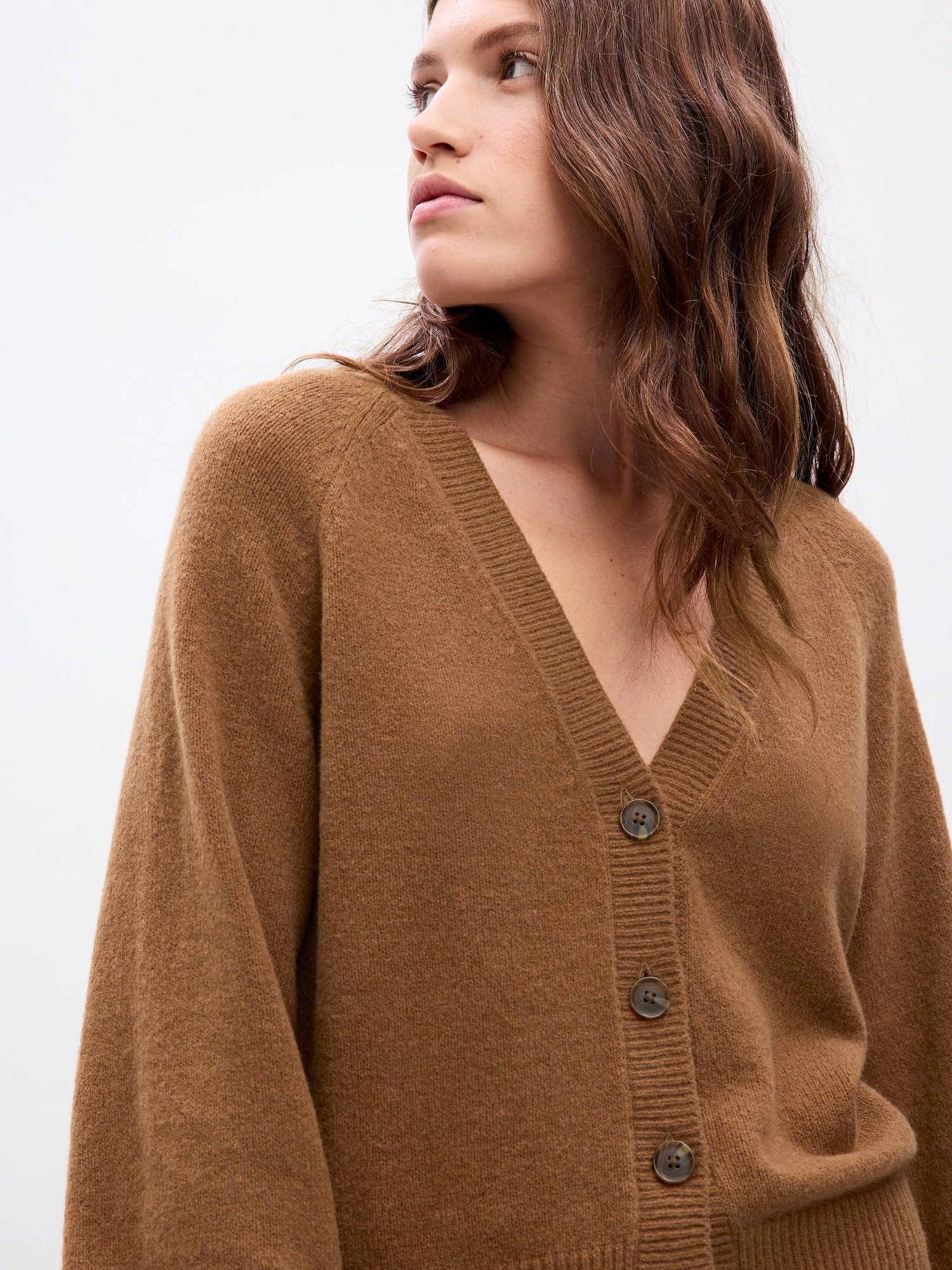 CashSoft Balloon Sleeve Cardigan Gap