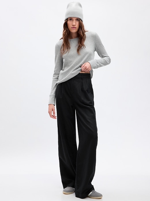 Image number 1 showing, Waffle Crewneck T-Shirt