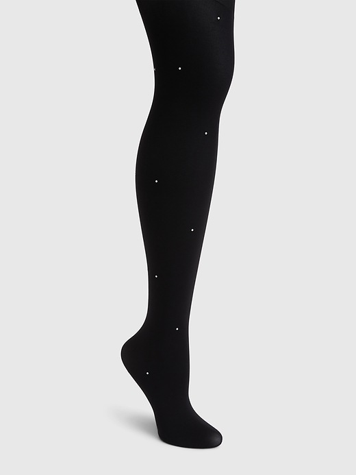View large product image 2 of 2. Opaque Pearl Tights