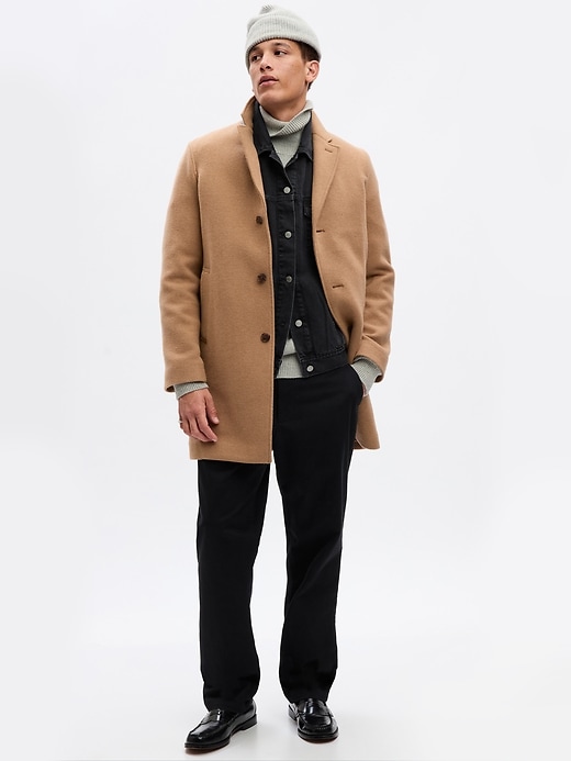 Image number 1 showing, Wool Topcoat