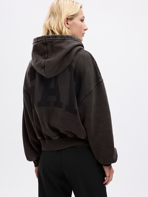 Image number 2 showing, Arch Logo Cropped Hoodie