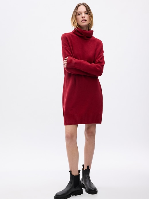 Image number 4 showing, CashSoft Oversized Mini Sweater Dress