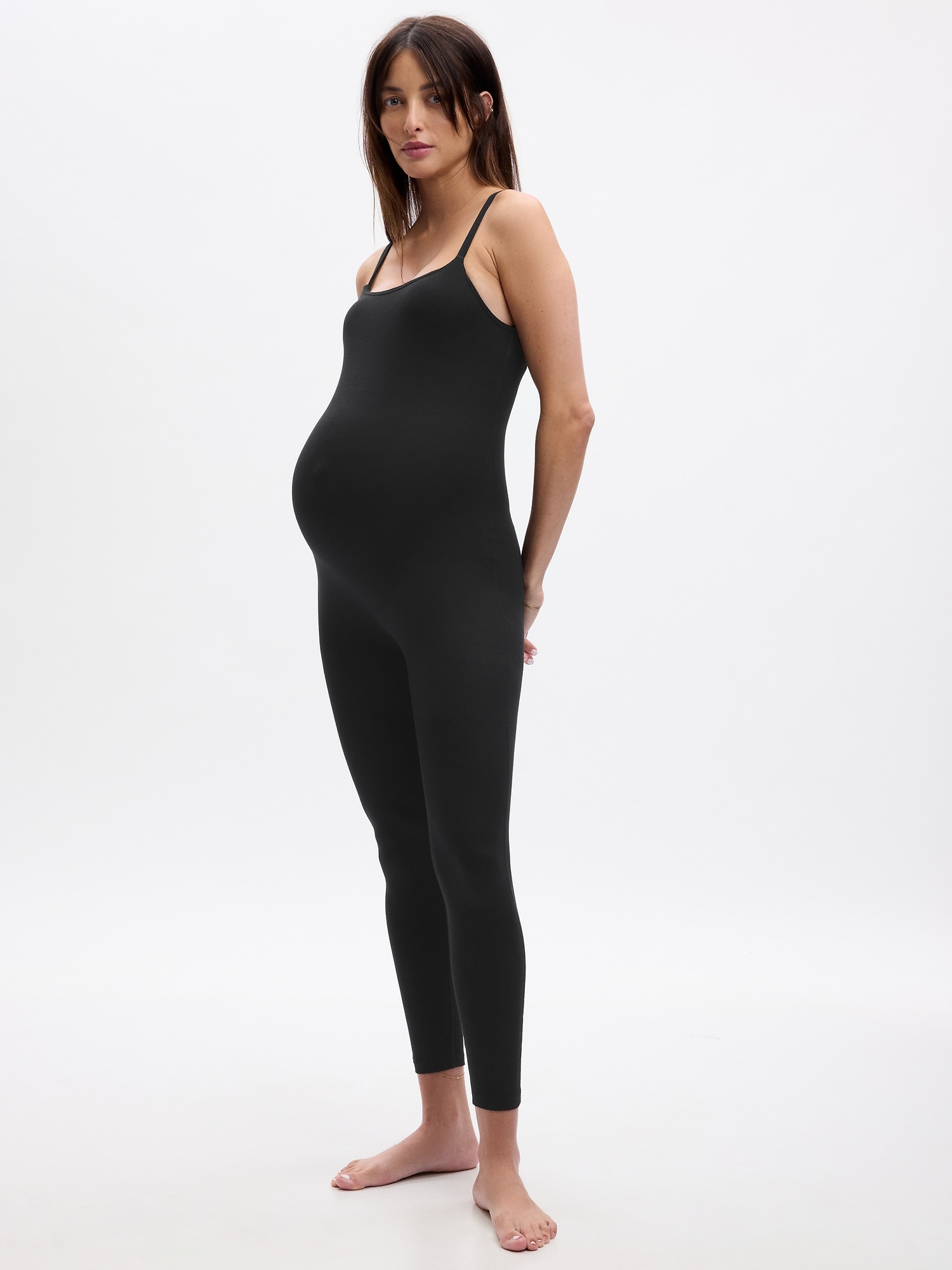 Maternity Rib Jumpsuit Gap