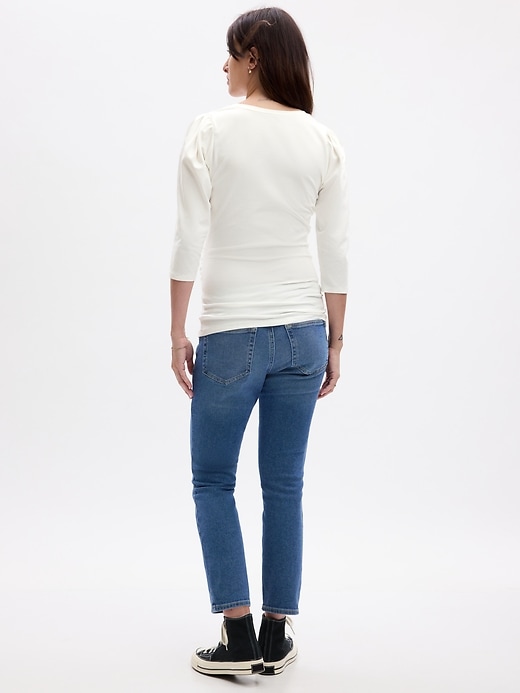 Image number 2 showing, Maternity Inset Panel Vintage Slim Jeans