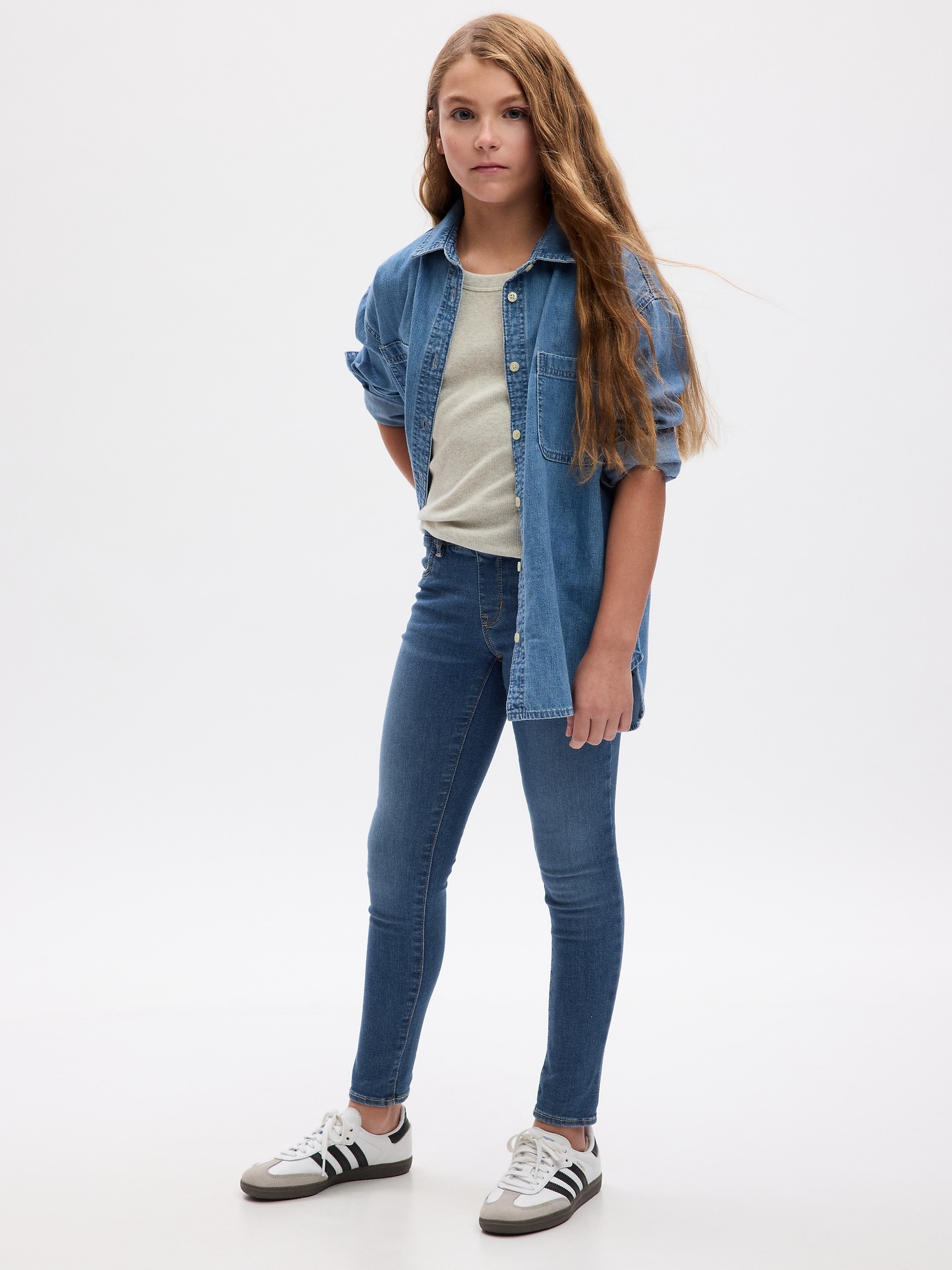 Stretchy blue jeggings 7-8y – Canopy Kids