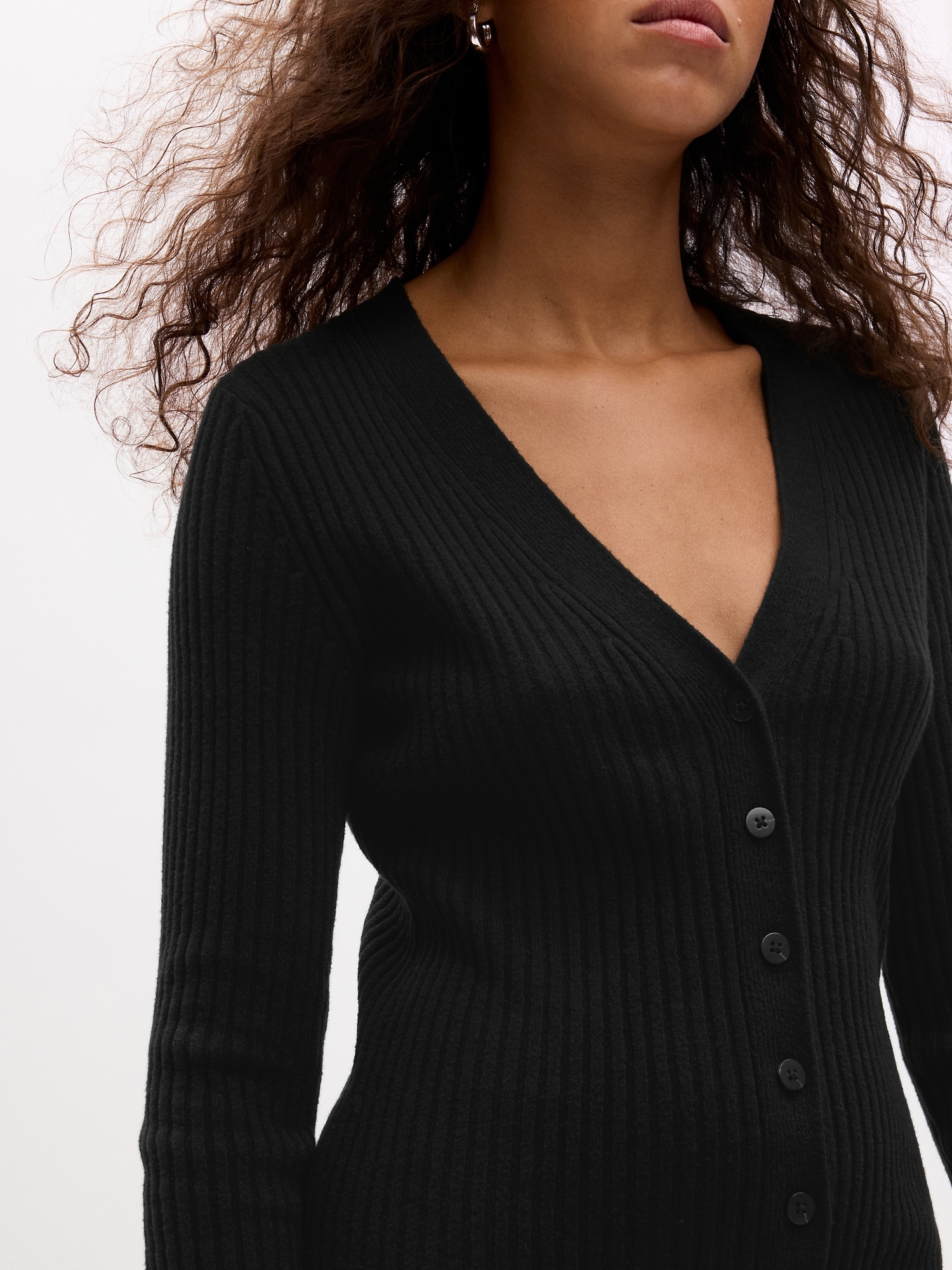 CashSoft Rib Midi Sweater Dress | Gap