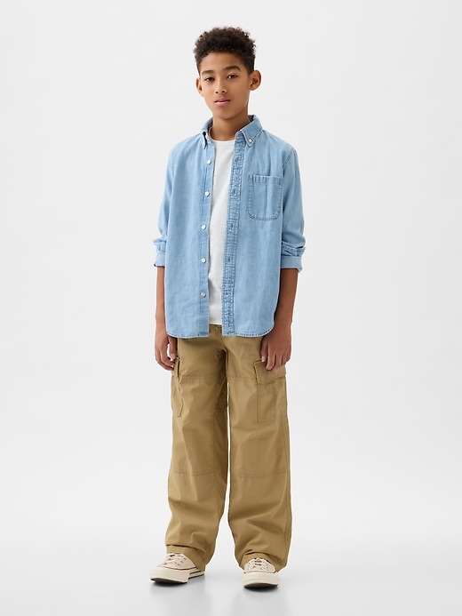 L'image numéro 1 présente Pantalon cargo décontracté pour Enfant
