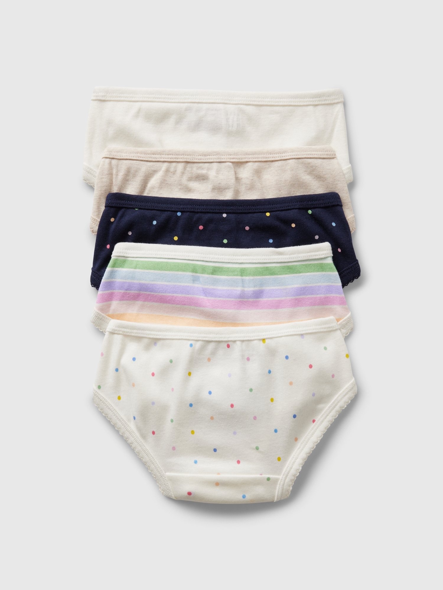 Toddler Organic Cotton Bikini Briefs (5-Pack)