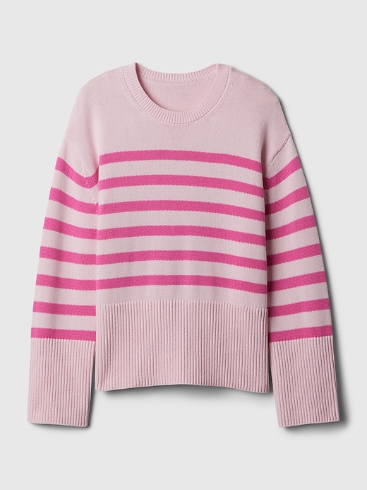 Image number 5 showing, 24/7 Split-Hem Crewneck Sweater