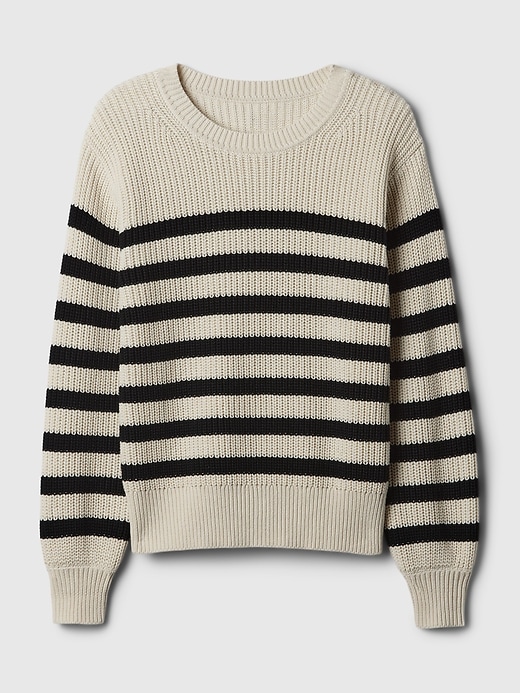 Image number 5 showing, Shaker-Stitch Crewneck Sweater