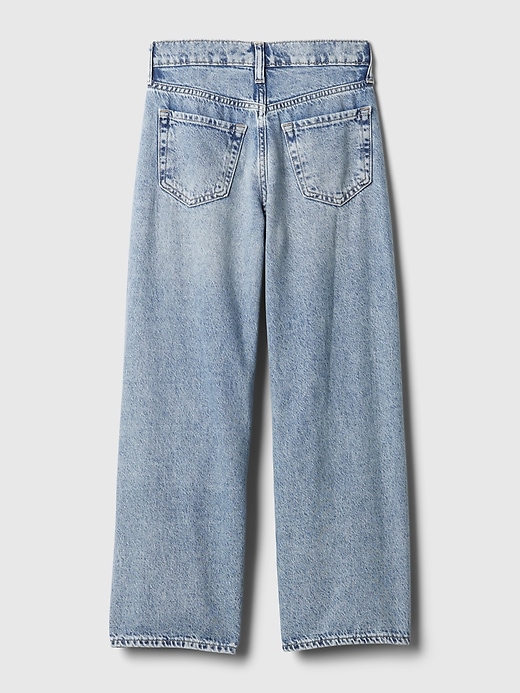 Image number 5 showing, Kids Low Rise Stride Wide-Leg Jeans