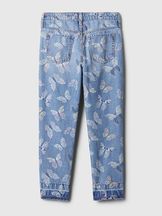 Image number 6 showing, Kids High Rise Print Girlfriend Jeans