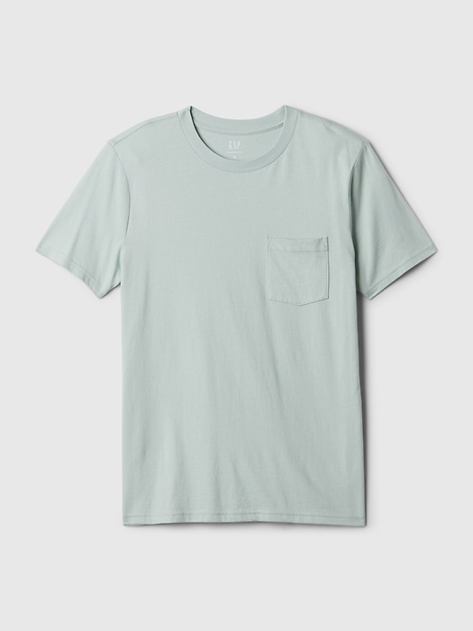 L'image numéro 10 présente T-shirt à poche en coton biologique