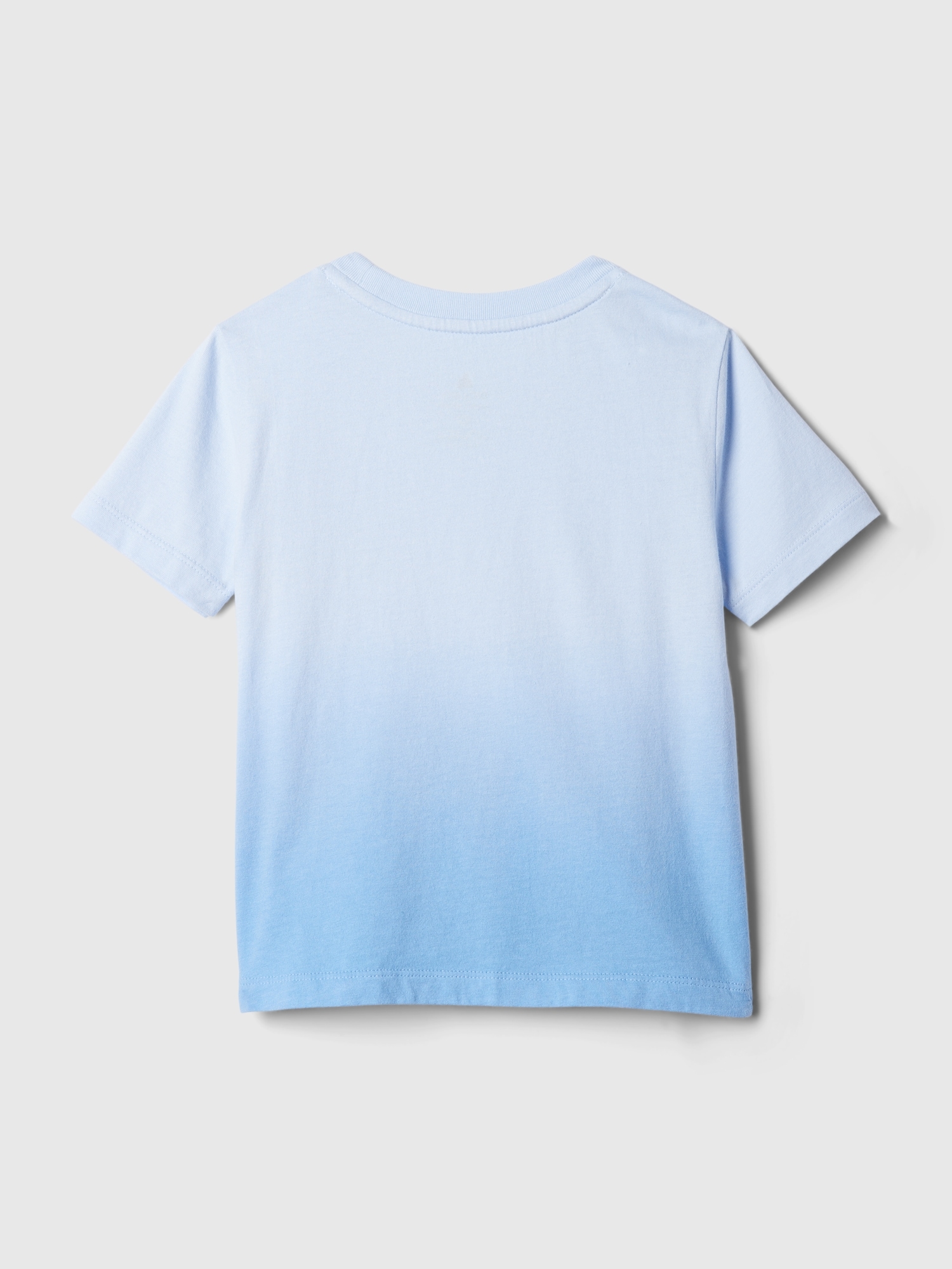 GAP Pale Blue Metallic Getaway Favorite Cotton T-shirt - Medium