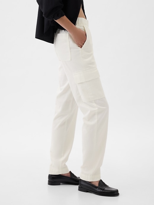 Image number 10 showing, Mid Rise Twill Cargo Pants