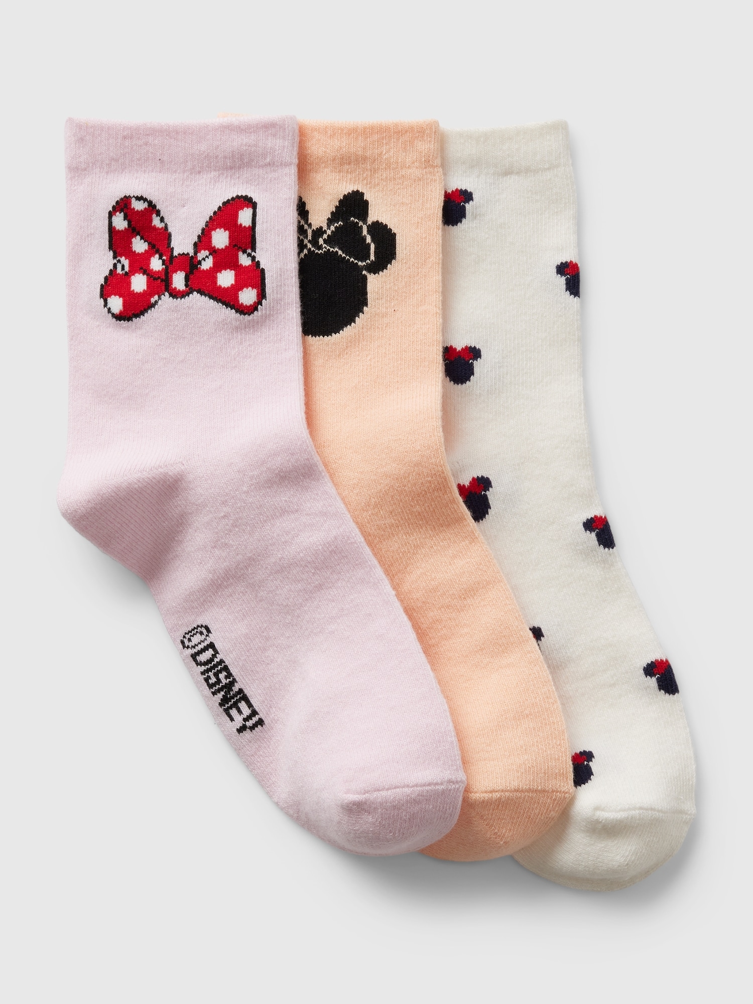 GapKids, Disney Minnie Mouse Crew Socks (3-Pack)