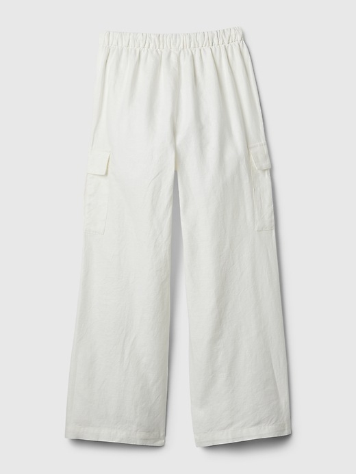 Pantalon Bébé Garçon Gap En Lin Bleu - Taille 2 Ans, Ourlet Roulant, Occasion Très Bon état