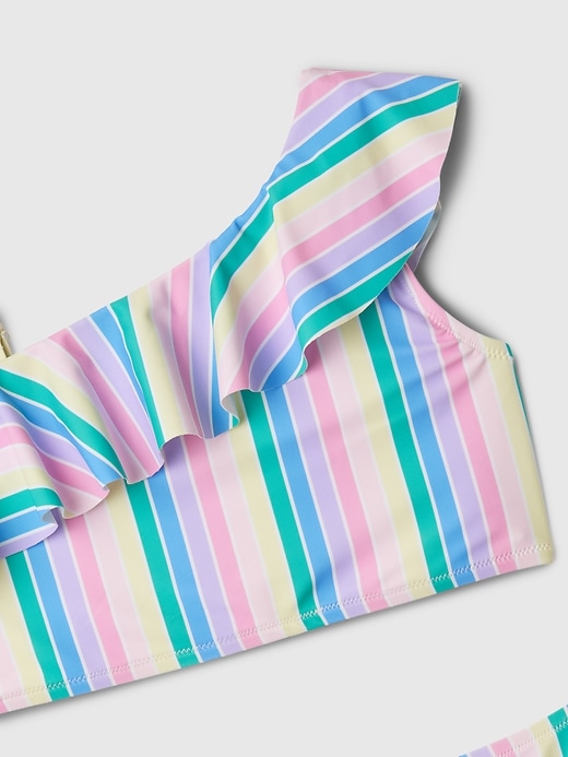Image number 3 showing, Kids Asymmetric Two-Piece Swimsuit