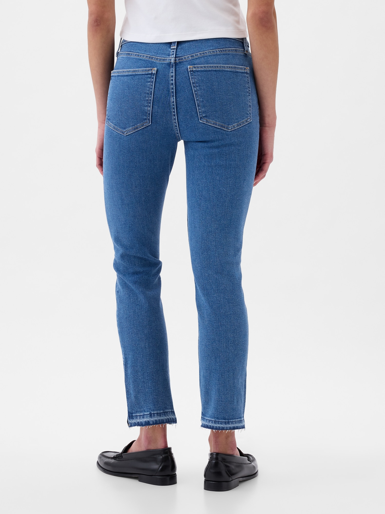 Mid Rise Vintage Slim Jeans