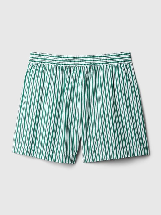Image number 8 showing, Organic Cotton Striped Poplin Shorts