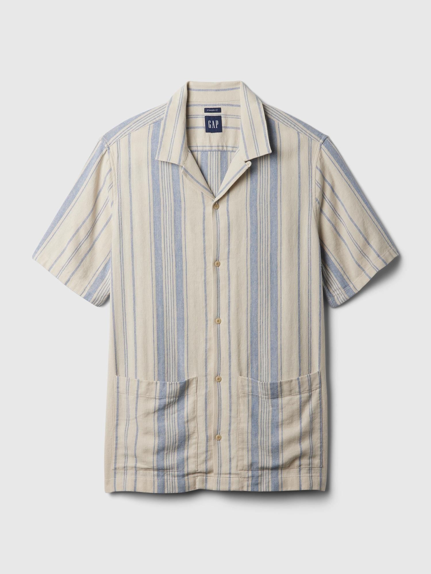 Linen-Cotton Resort Shirt