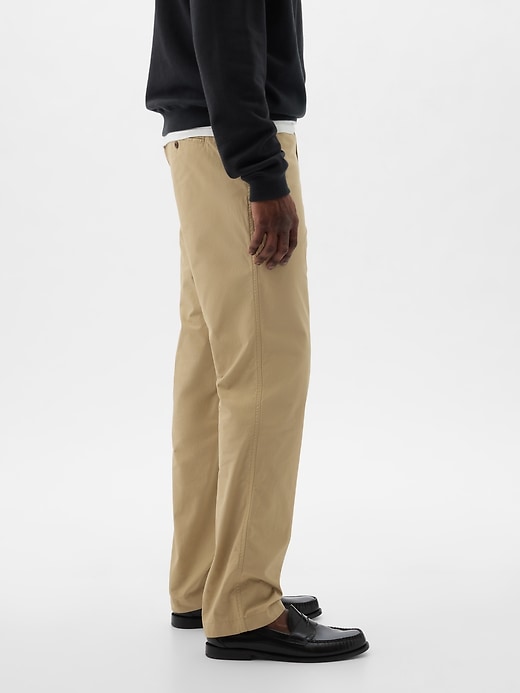 Image number 3 showing, Poplin Khakis in Straight Fit